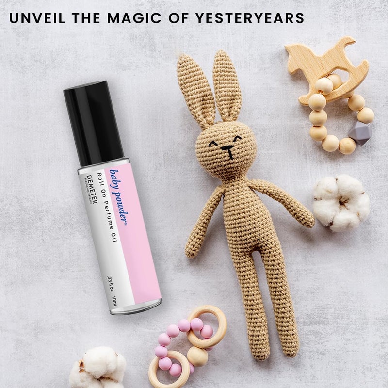 DEMETER Baby Powder Roll On Perfume Oil, 0.33 Oz, Long-Lasting - Image 5