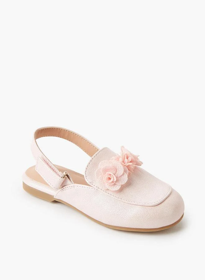 جونيورز Girls Hook & Loop Shoes