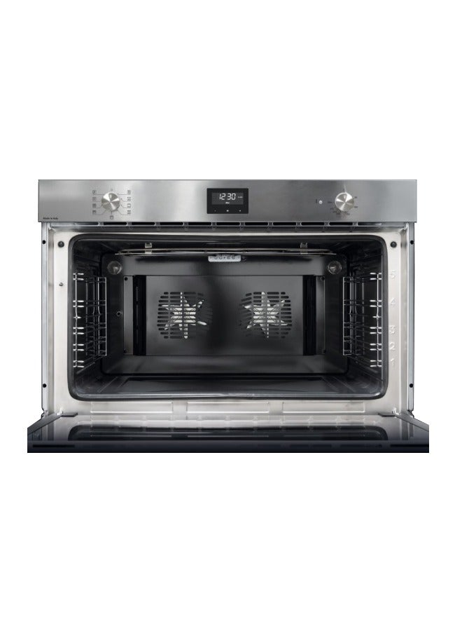 جليم فرن كهربائي مدمج بالغاز، سعة ١١٤ لترًا، ٩ وظائف، ٨٩.٧ سم، صنع في إيطاليا | GFD997IX - Image 2