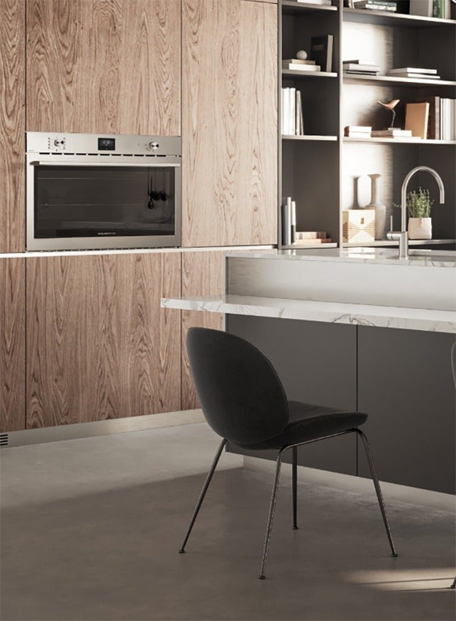 جليم فرن كهربائي مدمج بالغاز، سعة ١١٤ لترًا، ٩ وظائف، ٨٩.٧ سم، صنع في إيطاليا | GFD997IX - Image 4