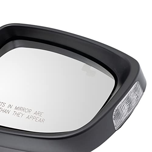 TRQ Passenger Side Power Heated Mirror with Blind Spot Indicator Paint to Match Compatible with 2013-2015 Mazda CX-5 MA1321226 - Image 5