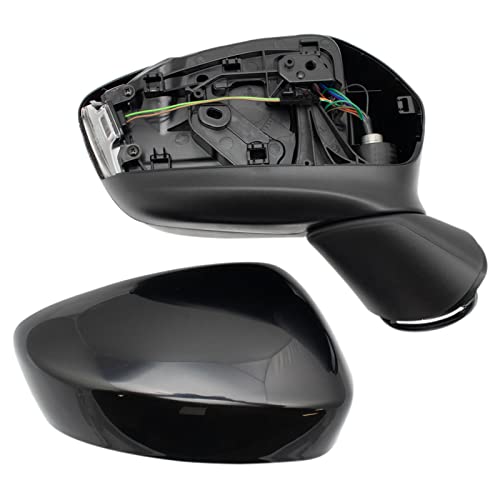 TRQ Passenger Side Power Heated Mirror with Blind Spot Indicator Paint to Match Compatible with 2013-2015 Mazda CX-5 MA1321226 - Image 2