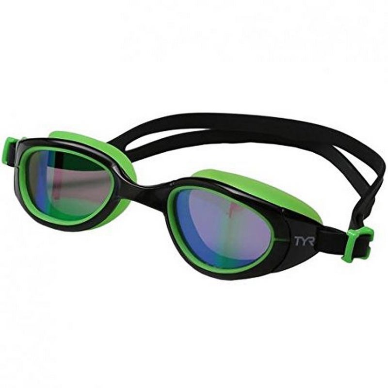 TYR نظارات السباحة TYR Special Ops 2.0 مع عدسات مت polarized ومضادة للضباب، للرجال والنساء، أخضر/أسود - Image 4