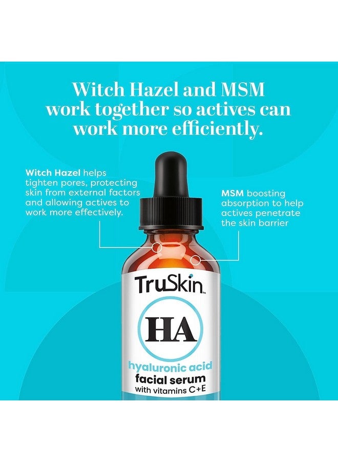 TruSkin Face Serum Trio - Hyaluronic Acid, Vitamin C & Retinol Serum for Face - Anti Aging Skin Care Set for Women - Skincare for Bright, Smooth, Firm & Hydrated Skin, 1 fl oz, 3 Bottles - Image 4