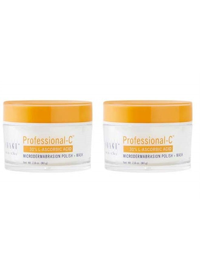 Obagi Medical Professional-C Microdermabrasion Polish + Mask, 2.8 oz Pack of 2