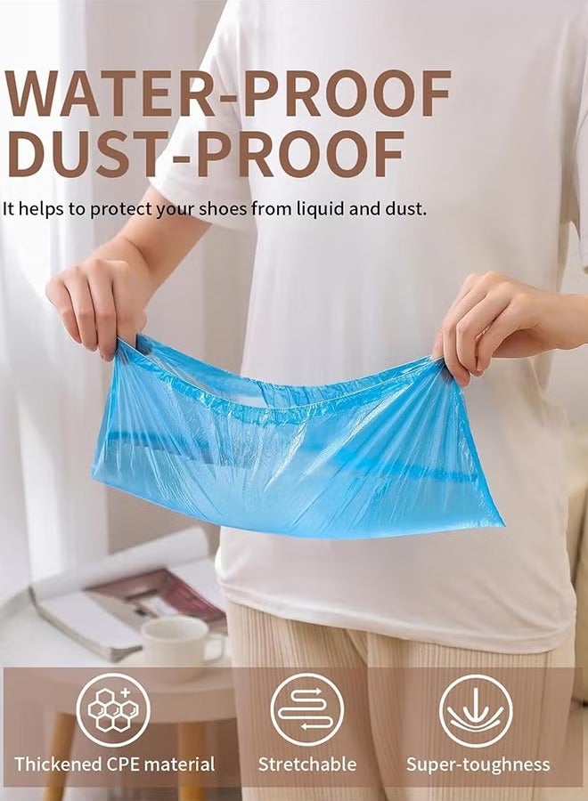 Disposable Anti-Slip Shoe Covers (100-Pack) | Thickened PP Material | Indoor Waterproof & Dustproof | Recyclable Design  - Image 5