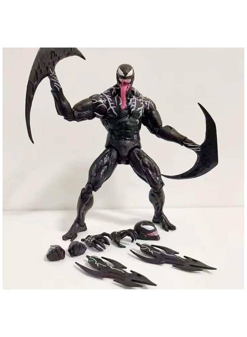 general Venom Marvel Hero Amazing Action Figure Marvel Legends Offspring Venom Anime Moving Characters Desktop Ornaments Decoration Model Gift - Image 5