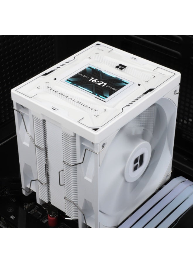Thermalright Thermal right Burst Assassin 120 Vision With 2.4 inch screen White  - Image 5