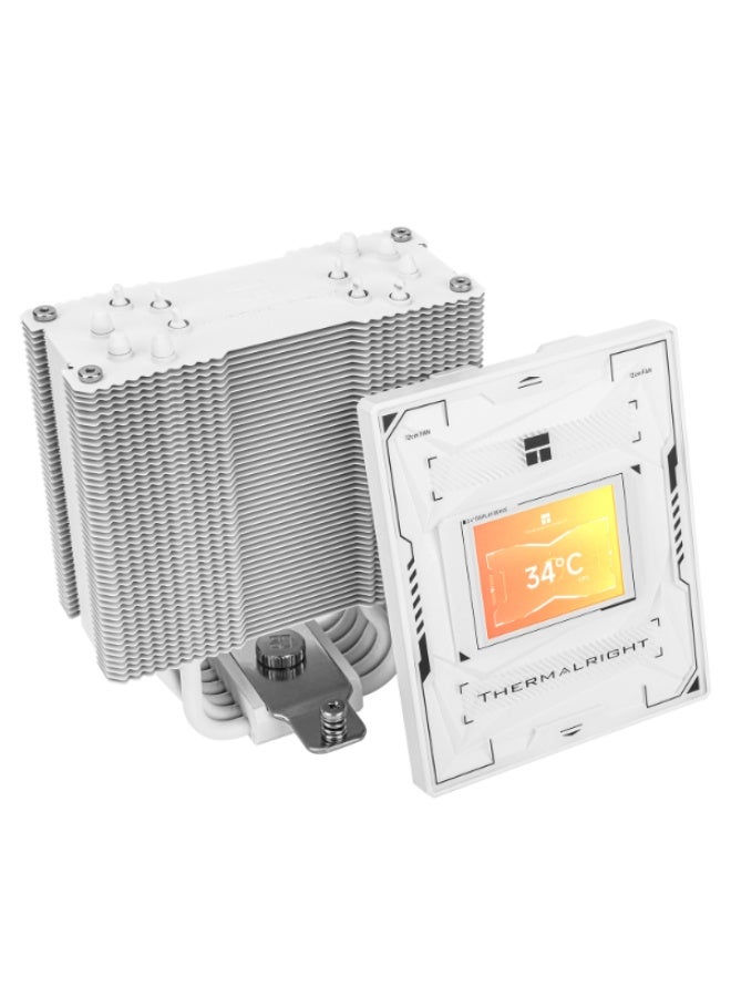 Thermalright Thermal right Burst Assassin 120 Vision With 2.4 inch screen White  - Image 3