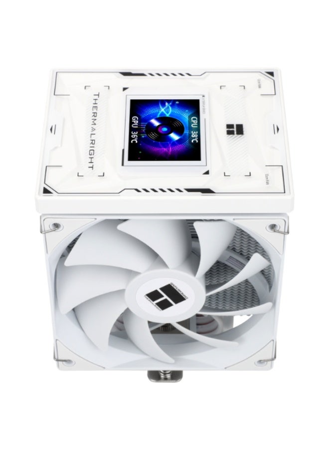 Thermalright Thermal right Burst Assassin 120 Vision With 2.4 inch screen White  - Image 2