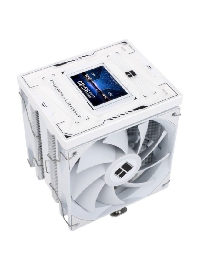 Thermalright Thermal right Burst Assassin 120 Vision With 2.4 inch screen White  - Image 1