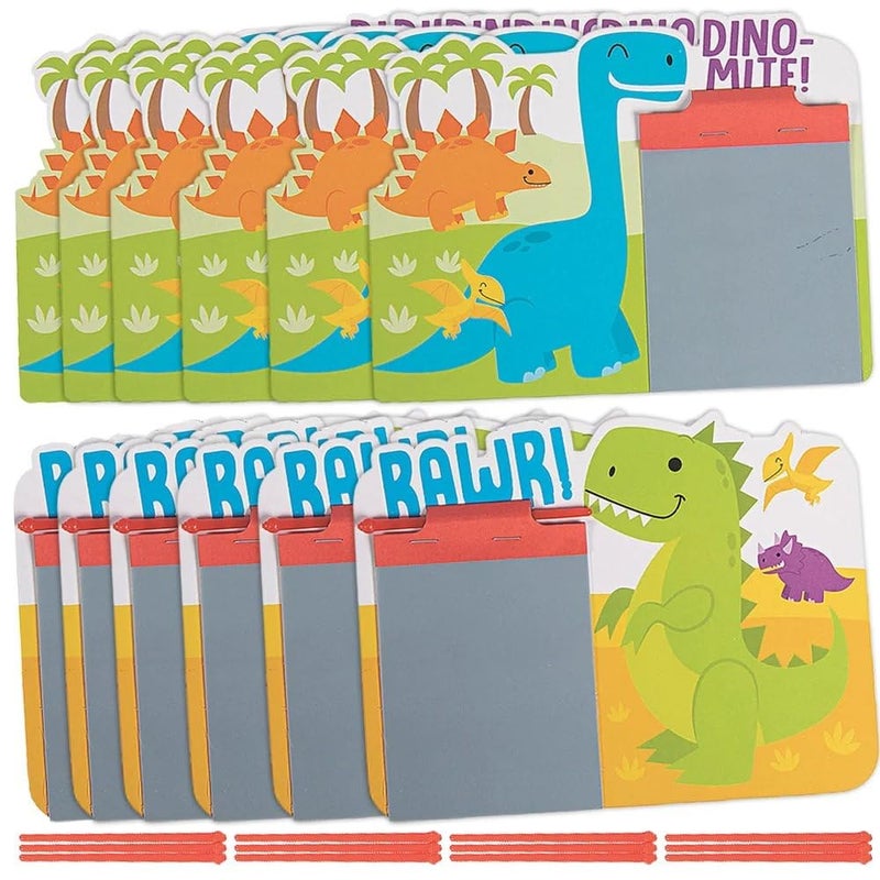 Fun Express Dinosaur Magic Screen Stationery 12 Pieces - Image 3