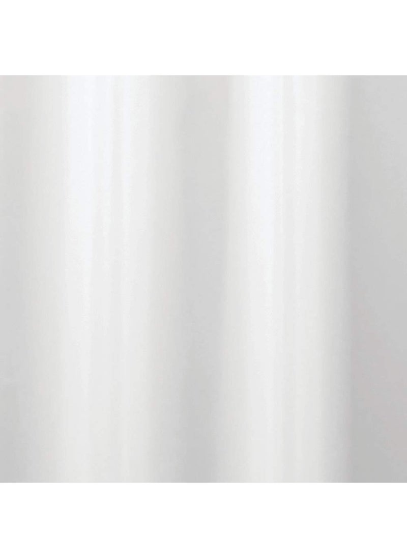 InterDesign InterDesign Waterproof Polyester Stall Shower Curtain/Liner,White  - Image 3