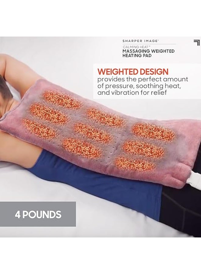 وسادة تدفئة وتدليك حرارية – بثلاث مستويات حرارة واهتزاز – وسادة كهربائية للاسترخاء وتخفيف الآلام – مقاس كبير 30×60 سم - Image 4