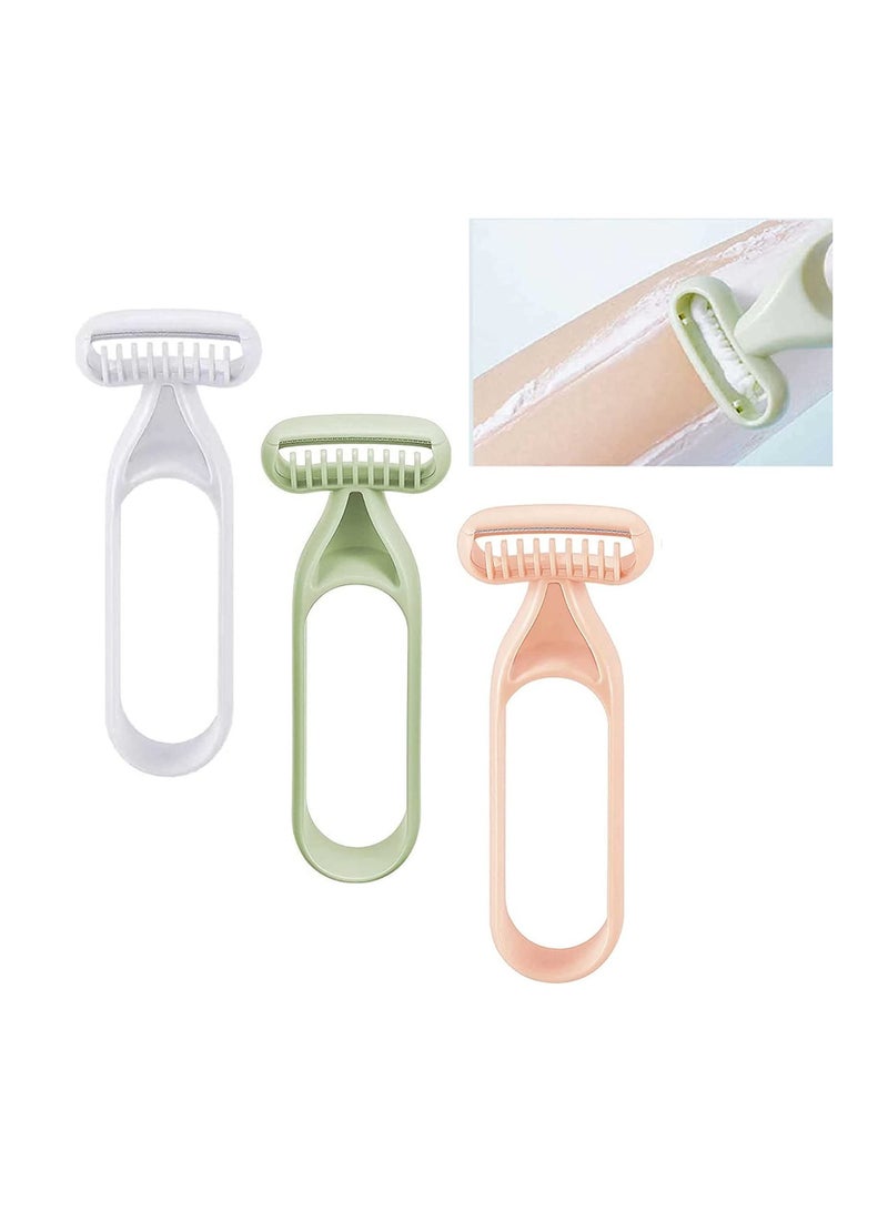 Zikra Depilation Knife, 2023 New Women Hair Removal Knife, Non-Sensing Skin-Friendly Armpit Hair Knife, Manual Shaver for Women (Set of 3) - Image 1