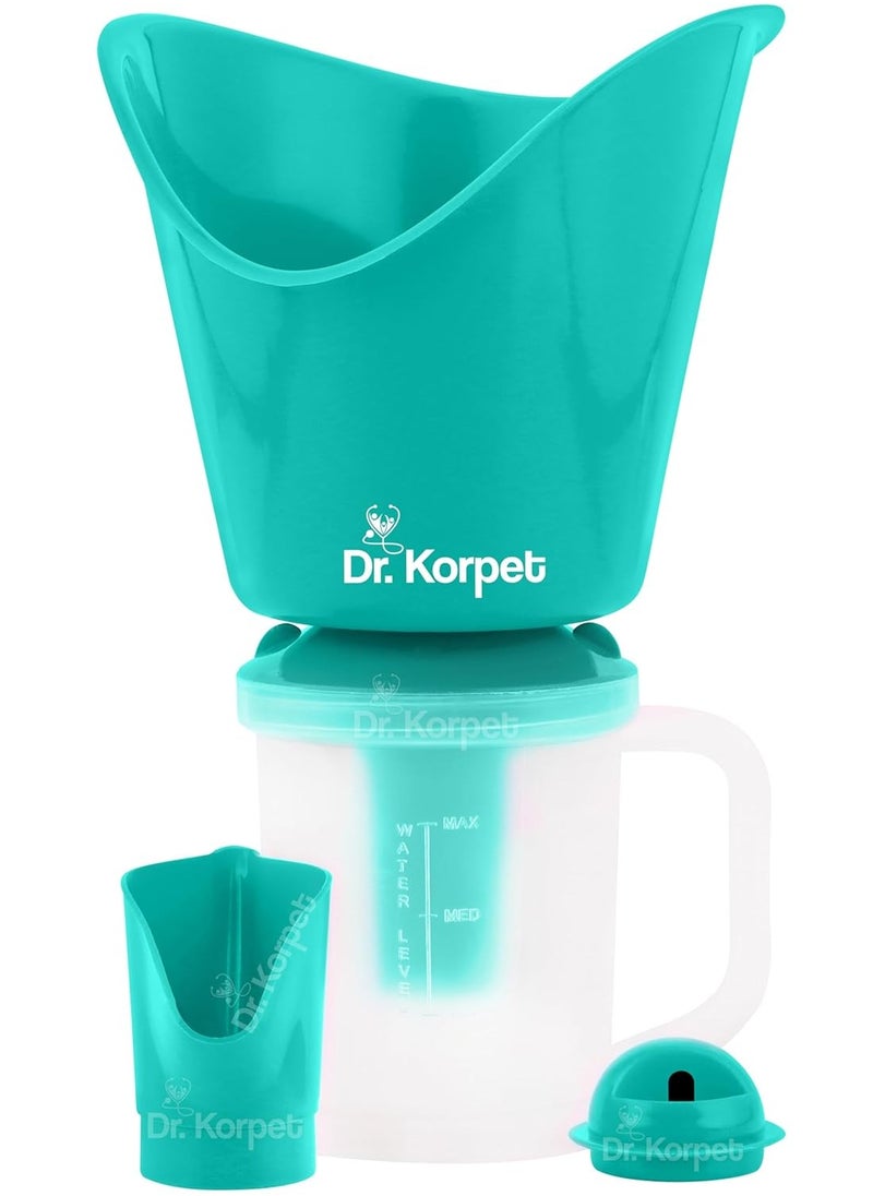 Dr. Korpet - Dr. Korpet 3 in 1 vaporizer steamer for cough,cold and facial, inhaler & steamer for cold and cough (Green) - Image 1