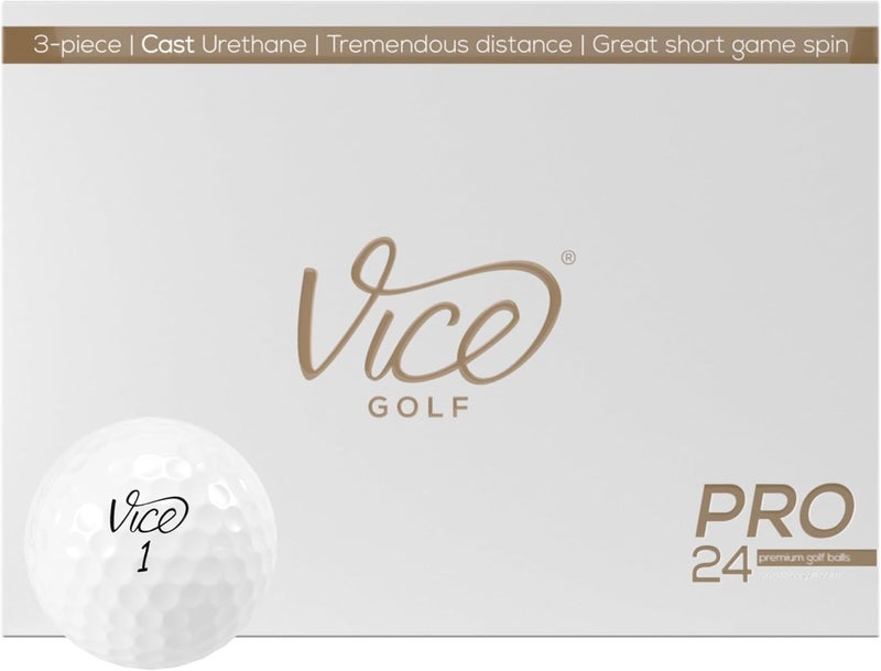 Vice Golf Vice Pro White Golf Balls - Image 1