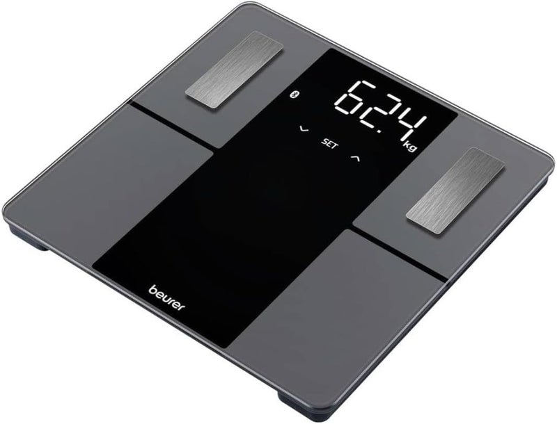 Beurer BF500 Smart Body Analysis Scale with Bluetooth  App Accurate Digital Diagnostic Scale Measures Body Fat Muscle Mass Caloric Needs 396 lbs XL Display - Image 1