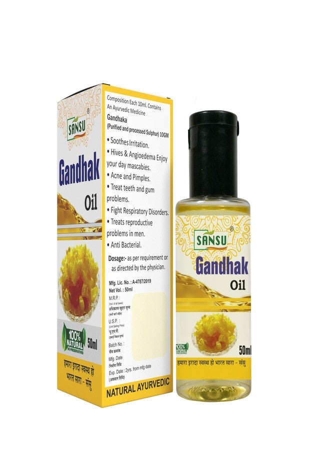 Sansu Gandhak Ka oil Natural Ayurvedic 50ml With Nilgiri Oil 50ml - Image 3