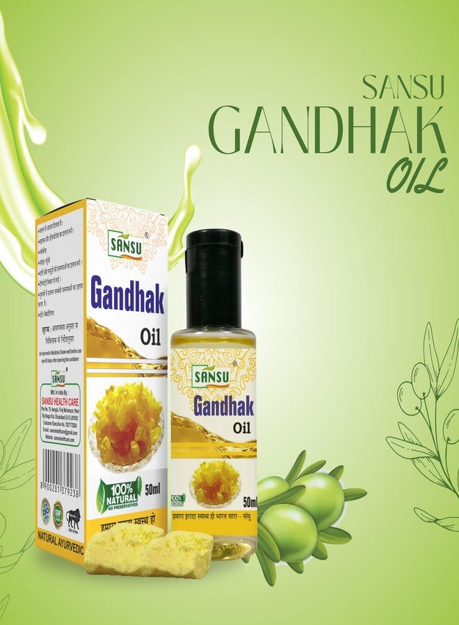 Sansu Gandhak Ka oil Natural Ayurvedic 50ml With Nilgiri Oil 50ml - Image 2