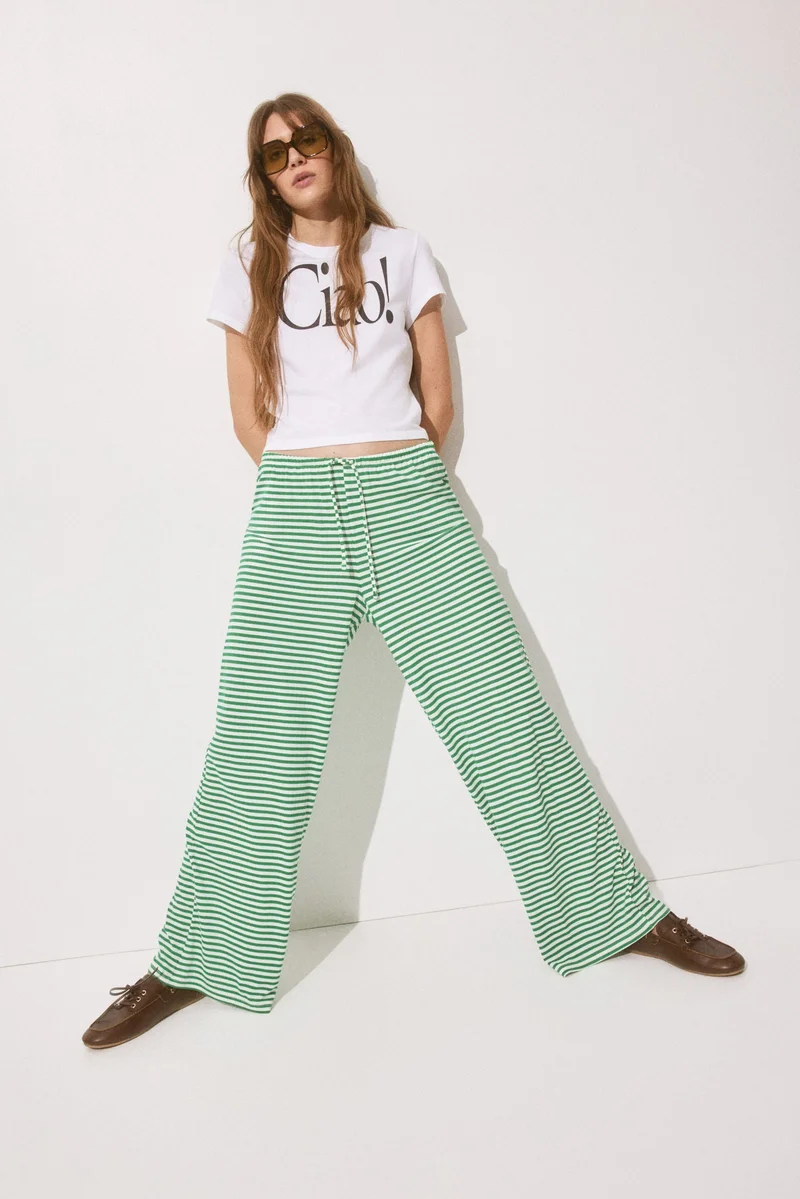 H&M Wide drawstring trousers
