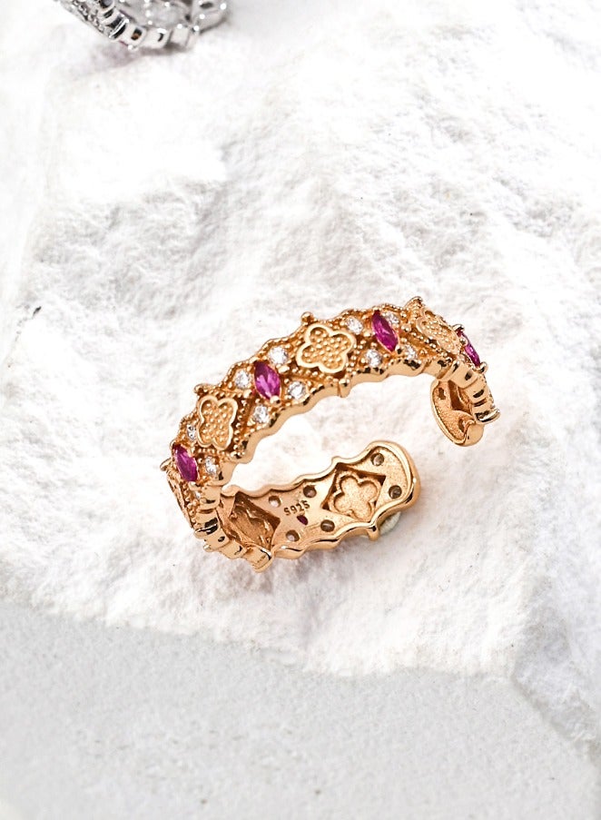 Burch Vintage Zircon Ring - Image 2