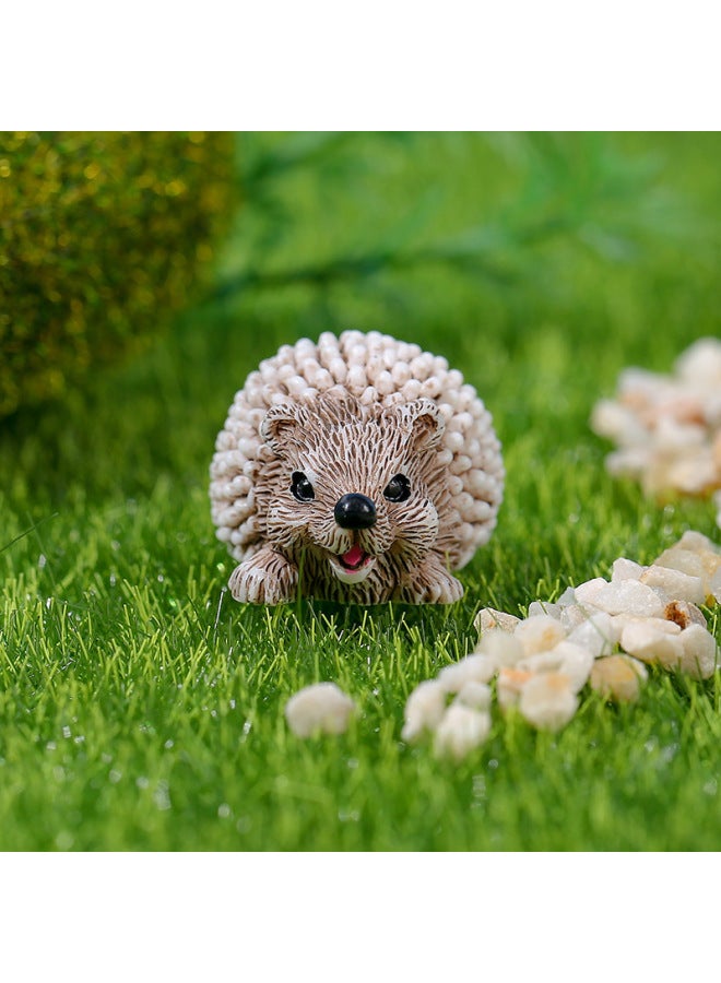 Best Resin Hedgehog Mushroom Micro Landscape Ornaments Hedgehog Play Decoration Garden Courtyard Resin Mushroom