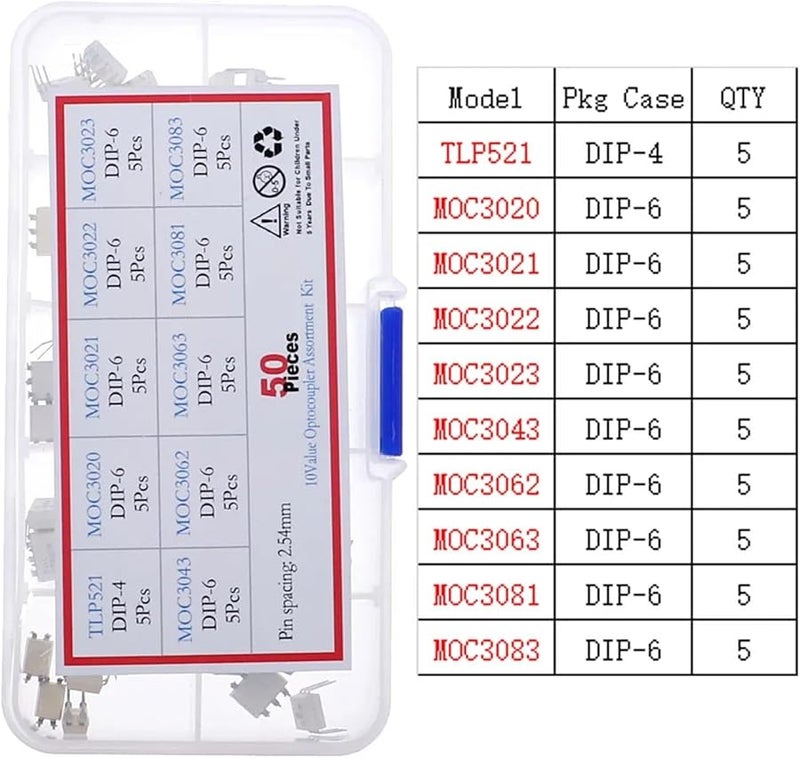 TLP521 MOC3083 IC دائرة متكاملة رقاقة مجموعة متنوعة 74HCXX 74LSXX CD4000 مقابس منطقية - Image 3
