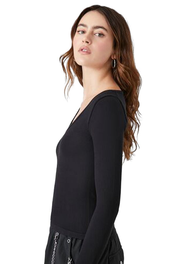 FOREVER 21 Seamless Scoop-Neck Top - Image 3