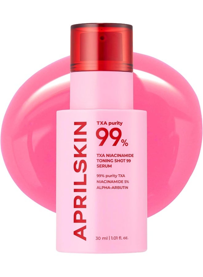 APRILSKIN April Skin TXA Niacinamide 99 Toning Shot Spicule Brightening Dark Spot Serum 30ml - Image 1