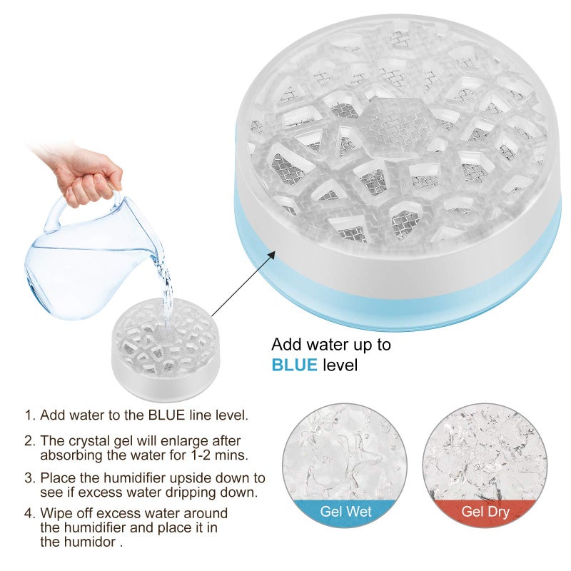 Fortune Nexus Crystal Humidifier Beads for Cigar Humidors, Expand Crystal to Provide Perfect Humidity Keep Cigars Fresh - Image 2