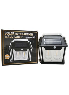 Innovity Outside Solar Induction Wall lamp Warm Light Dual Core Wireless Dusk to Dawn Motion Sensor LED Sconce Lights Waterproof Solar Fence Lights, Solar Light Wall Mount, Outdoor Step Lights  - Image 4