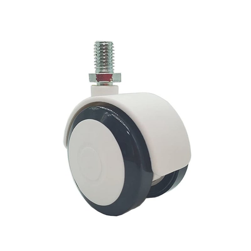 Universal Caster Mute Chair Wheel Swivel Castor Rubber Brake Replacement Size As Shown - Image 2