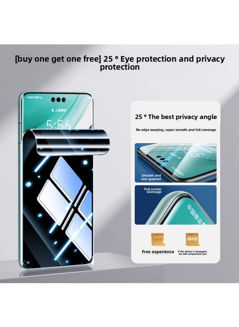 [360 ° Anti-peep] Platinum Letter Applicable To For Huawei Mate70pro Mobile Phone Film Mate60 Tempered Film P70mat-Color:[eye Protection Grade Anti-peep] Fingerprint Unlocks In Seconds★8k Ultra-clear Without Hurting Eyes★Full Screen Coverage★Buy One Get One Free.-Size:For Huawei Mate 30 Pro
