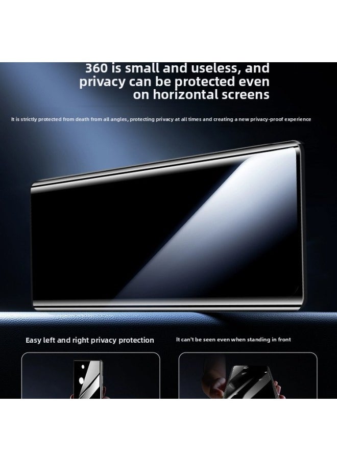 Generic - [360 ° Anti-peep] Platinum Letter Applicable To For Huawei Mate70pro Mobile Phone Film Mate60 Tempered Film P70mat-Color:[eye Protection Grade Anti-peep] Fingerprint Unlocks In Seconds★8k Ultra-clear Without Hurting Eyes★Full Screen Coverage★Buy One Get One Free.-Size:For Huawei Mate 30 Pro - Image 1