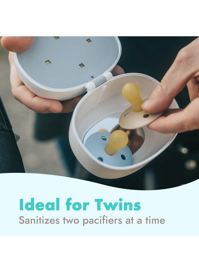 Papablic Portable Pacifer Sanitizer, Uv Light Sanitizer Case For Pacifer, Usb Rechargeable Mini Pacifer Sanitizer Box, 99.9% Cleaned In 59 Seconds - Image 4