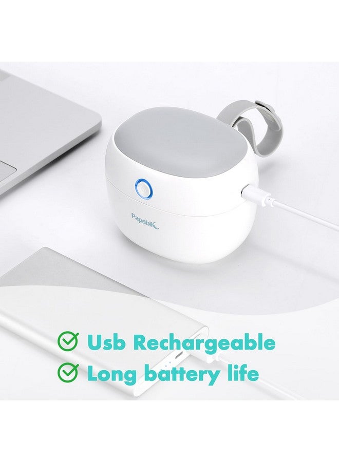Papablic Portable Pacifer Sanitizer, Uv Light Sanitizer Case For Pacifer, Usb Rechargeable Mini Pacifer Sanitizer Box, 99.9% Cleaned In 59 Seconds - Image 5