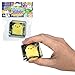 The Orb Factory ORB Tabalicious TABA Squishy Glow in the Dark Yellow Chick Stress Cube Toy Soft Sticky Glowing TABA Squishy Animal Stress Cubes Fun Stress Ball Squishies Kawaii Fidget Toys for Kids and Adults - Image 2