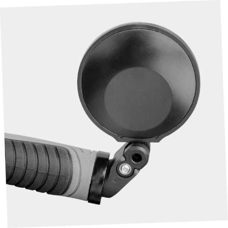 Adjustable Convex Bike Rearview Mirror Set 2Pcs Black for 16 22mm Handlebar Safety - Image 4
