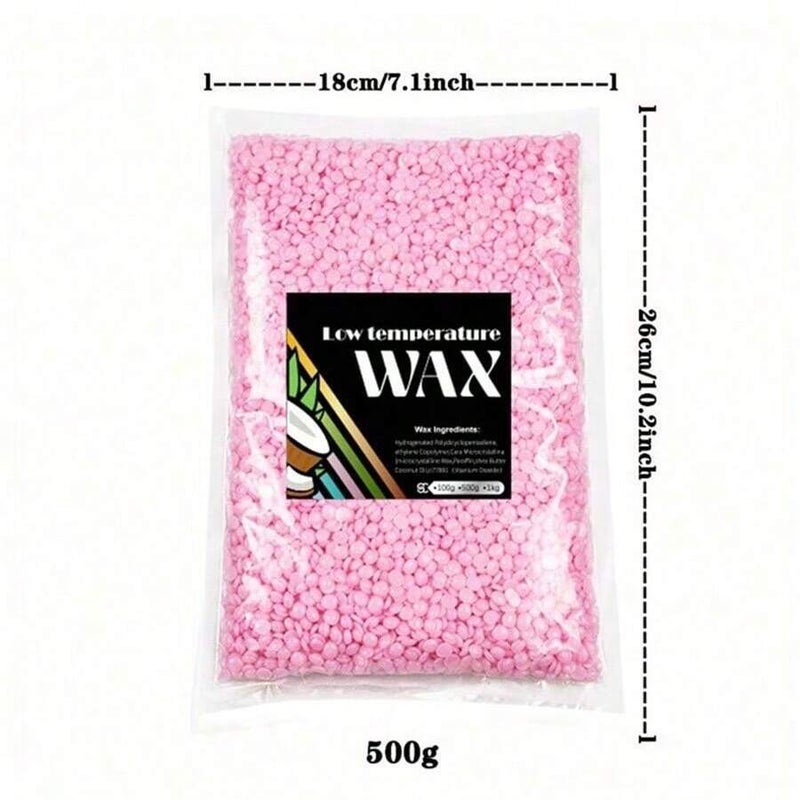 500g Wax Beans for Painless Hair Removal on All Body Areas Including Brazilian, Bikini Line, Face, Legs & Eyebrows - Suitable for Men and Women - Image 4