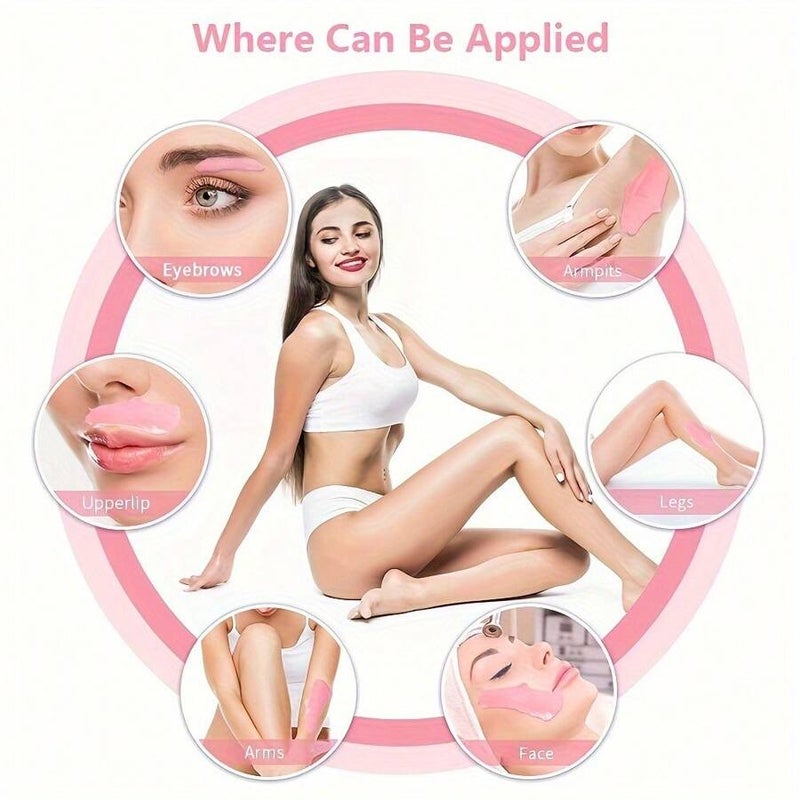 500g Wax Beans for Painless Hair Removal on All Body Areas Including Brazilian, Bikini Line, Face, Legs & Eyebrows - Suitable for Men and Women - Image 3