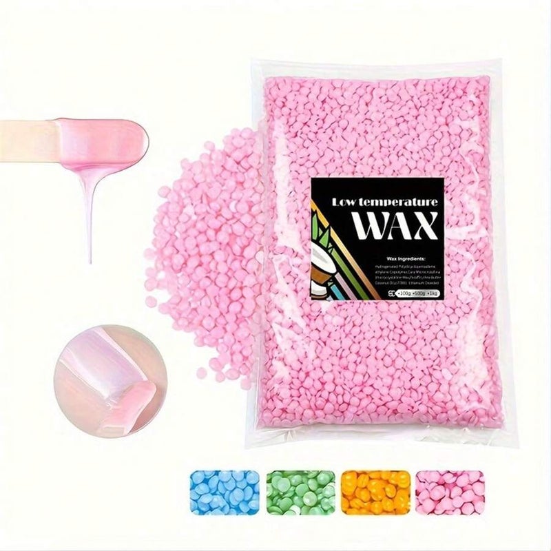500g Wax Beans for Painless Hair Removal on All Body Areas Including Brazilian, Bikini Line, Face, Legs & Eyebrows - Suitable for Men and Women - Image 1
