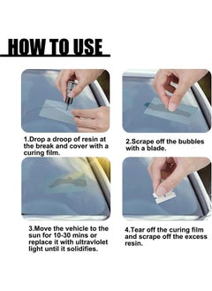 RAYHONG Windshield Crack Repalr for Glass Crack Repair Adhesive, 2025 Upgrade Windshield Repair Kit, Multifunctional Cracks Gone Glass Repair Fluid for Fixing Chips, Window Crack Repair Kit  - Image 5