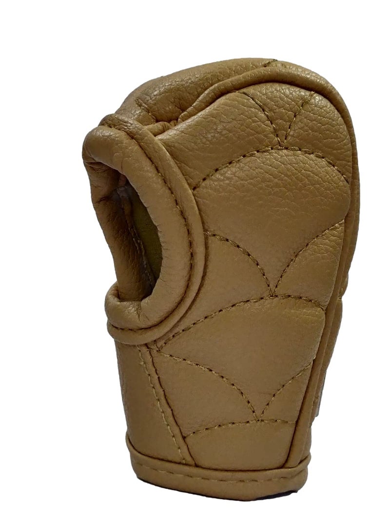 CLOUDSALE Leather Car Gear Shift Knob Skid Proof Protection Cover for Automatic/Manual Both Transmission (Beige Finish) - Image 4