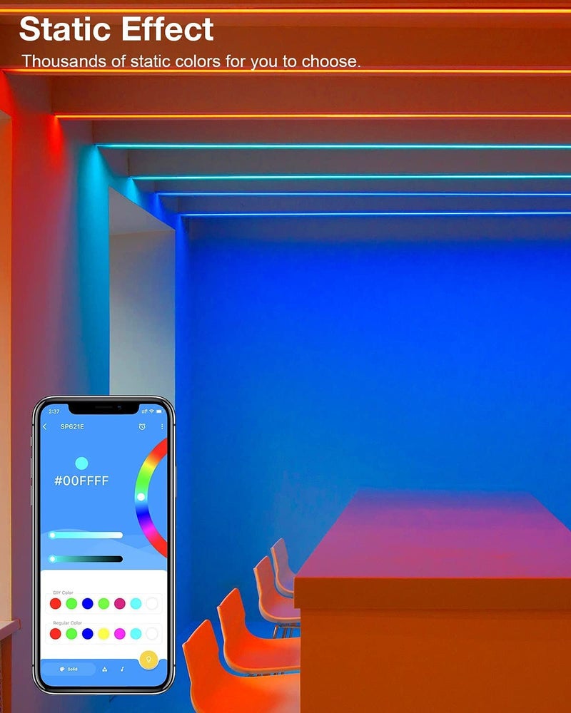 protium SP621E Bluetooth addressable LED Controller WS2811 Addressable RGB Mini LED Controller 5V 12V 24V for SK6812 WS2812 SM16703 1903 3Pin Dream Color LED Pixel Strip Lights DC5V~24V APP Control - Image 5