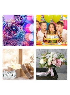 RATSAW 6 Pieces Silver Mirror Balls Decorations Hanging Mirror Ball Suitable for Wedding Birthday Party Decoration  - Image 3