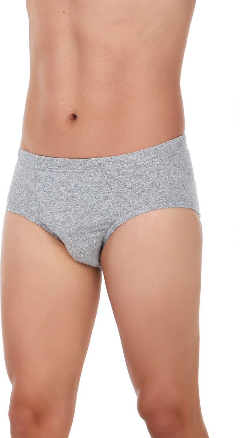 Yıldız Çamaşır Yıldız Laundry Men's Gray 6 Pack Single Jersey Slips 
