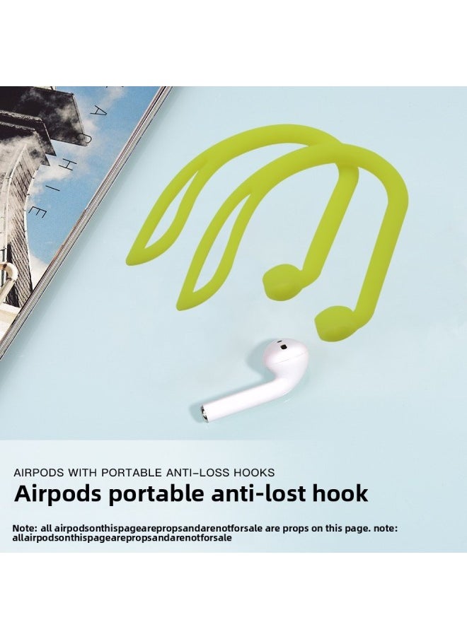Generic Suitable For Apple Airpods Headset Anti-lost Silicone Luminous Ear Hanger Bluetooth Anti-falling Silicone Ear Hook-Specifications:aripods Headphones/customizable Colors  - Image 4