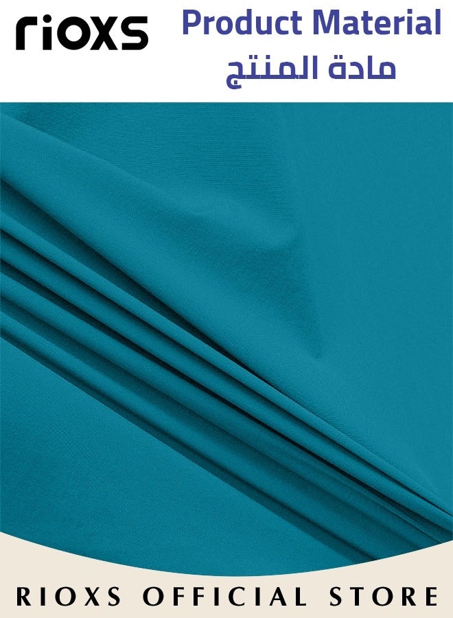 RIOXS Unisex Medical Uniform Scrubs Women And Men Scrubs Set Medical Scrubs Short Sleeve Top And Pants - Image 5