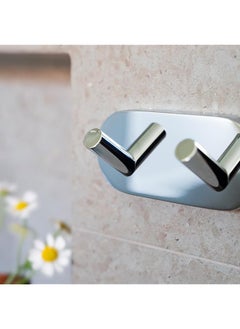 erorex Hk356 Double Towel Hook Polished Chrome  - Image 2